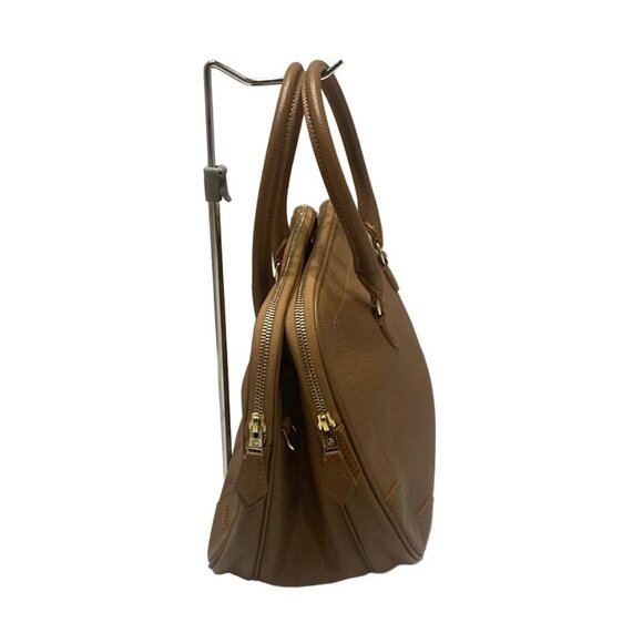 Auth GIORGIOARMANI - Brown Leather Tote Bag - Picture 4 of 10